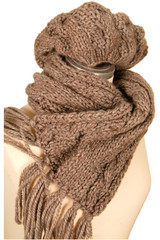 Still life of colorful scarves, draped on table, isolated neckerchief, Women Accessories