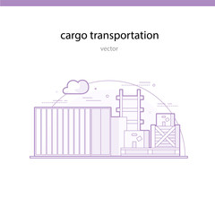 Rail transportation of particularly heavy and bulky goods in containers