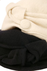 Still life of beautiful women huts,.headdress for the modern woman