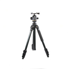 photo tripod isolated over white