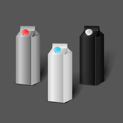 Mockup template for branding and product designs. Isolated realistic box package with unique design. Easy to use for advertising branding and marketing.