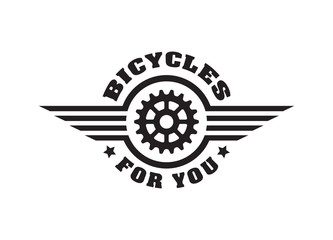 Bike badge vintage style