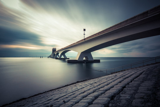 l&auml;ngste Br&uuml;cke in Niederlande, Zeelandbrug, Zeeland, Zierikzee