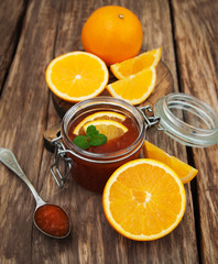 Delicious orange jam