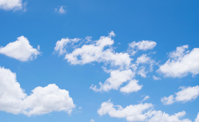 Fototapeta na wymiar blue sky with cloud background for texture