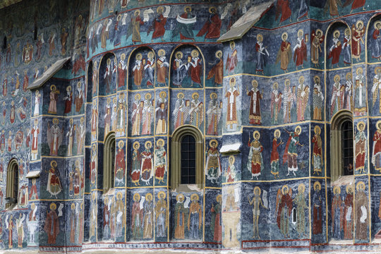 Sucevita,Voronet, Monastery, the famous painted monasterie in Romania
