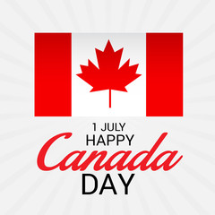 Fototapeta na wymiar Happy Canada Day.