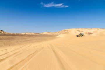 Fototapeta na wymiar A stunning view of the Western Desert, Farafra, Egypt.