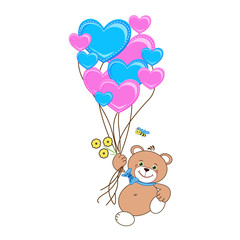 Teddy bear with heart