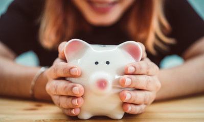 Saving money concept 