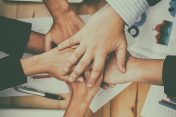 Fototapeta premium business people meeting for planing in office 