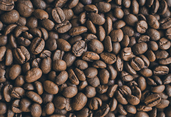 brown coffee beans on the table