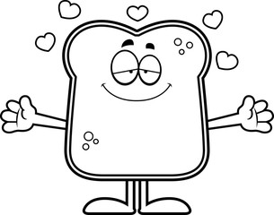 Cartoon Bread Hug