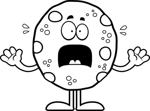 recommend clip art: Scared Cartoon Cookie