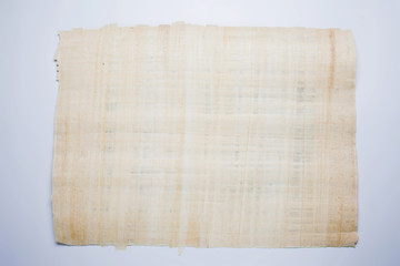 Obraz premium An vintage paper on white background isolated