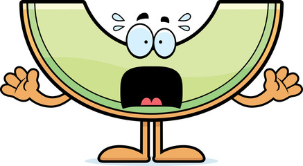 Scared Cartoon Honeydew