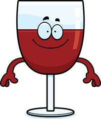Happy Cartoon Wine