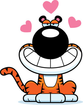 Cartoon Tiger Love