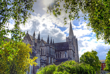 Fototapeta na wymiar St. Patrick's Cathedral in Dublin, Ireland