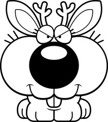 Cartoon Sly Jackalope