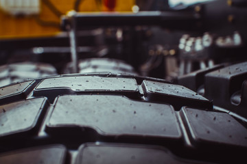 Truck tires new © venerala