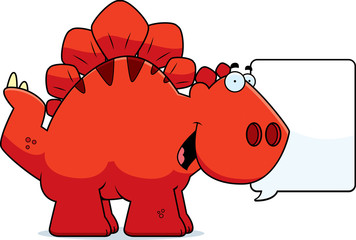 Talking Cartoon Stegosaurus