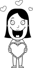 Cartoon Woman Valentine