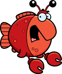 Scared Cartoon Imitation Crab © corythoman