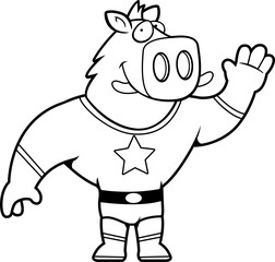 Superhero Boar