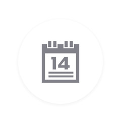 calendar vector icon