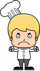 Cartoon Angry Chef Boy