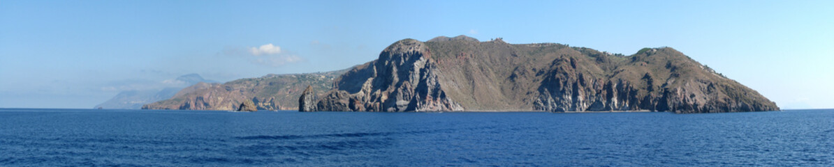 Fototapeta premium Lipari Island Panorama - Messina - Sicily - Italy