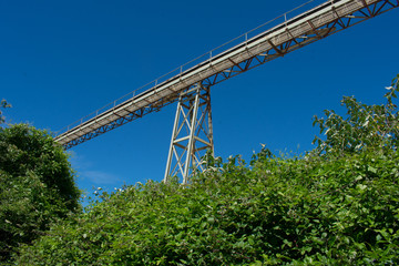 Industrial blue sky