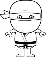 Angry Cartoon Little Ninja