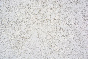 Close up beautiful new uneven plaster surface