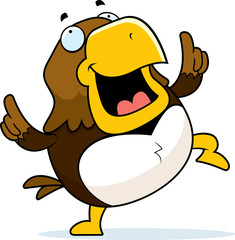 Cartoon Hawk Dancing