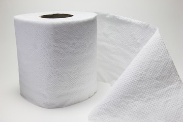 White tissue paper roll