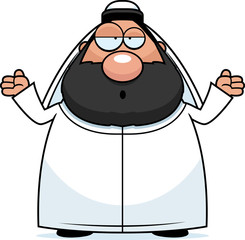Confused Cartoon Sheikh