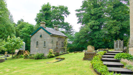 Little chapel in the grounds of a country church