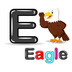  Eagle and Alphabet cartoon