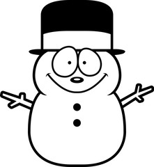 Cartoon Snowman