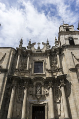 Fototapeta na wymiar Cathedral of the Spanish city of Orense in Galicia