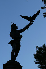 sculture on central park NewYork 