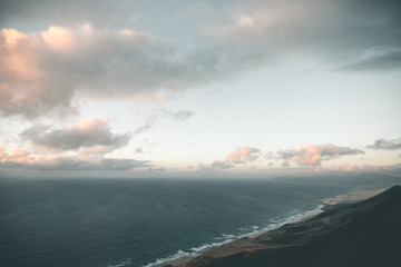 View from high above Cofete Beach - Fuerteventura