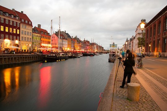 Nyhavn, Kopenhagen, Dänemark