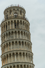 Fototapeta na wymiar Schiefer Turm von Pisa