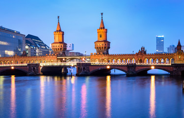 Oberbaum bridge Berlin Germany