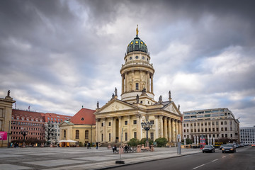 Fototapeta premium Berlin Gendarmen market Germany