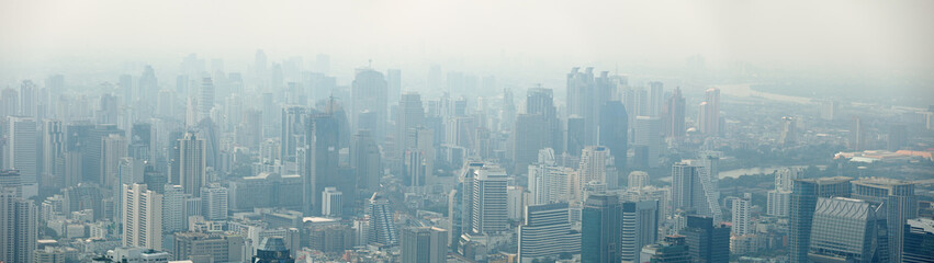 Obraz premium Modern city view of Bangkok