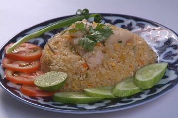 Thai Food - Fried Rice With Chicken 